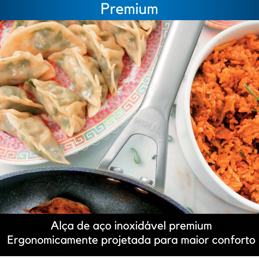 Conjuntos De Panelas Ninja Foodi Neverstick 8 Peças